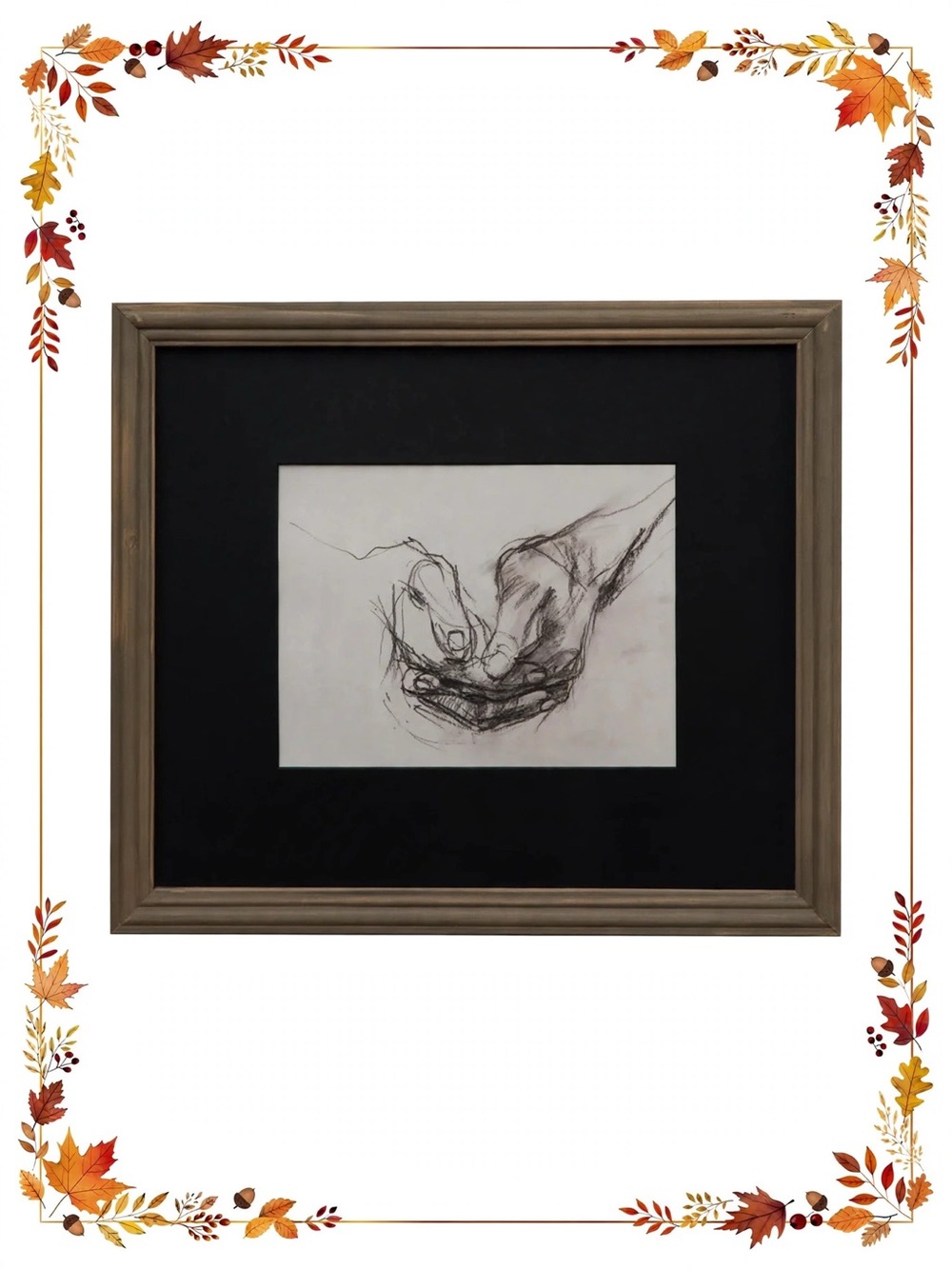 Cupped Hands Sketch Framed Wall Decor Hobby Lobby